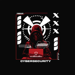 robot hacker illustration design