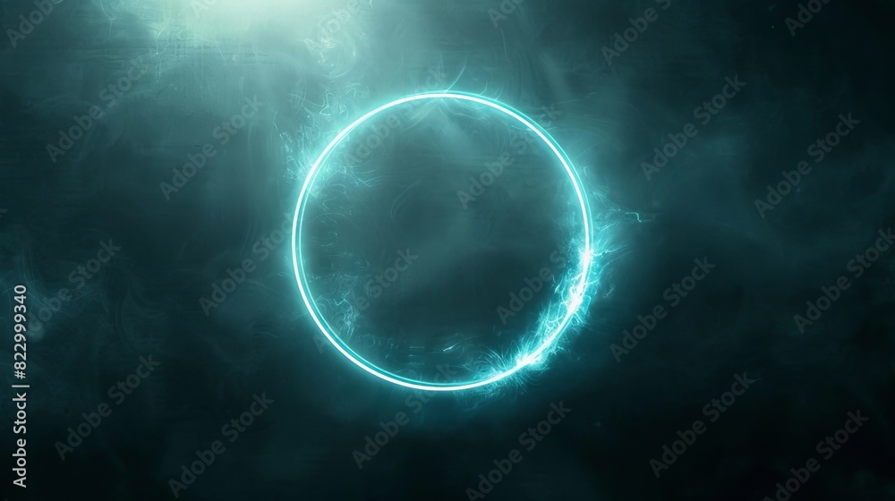 Canvas Prints overlay of a ring of light.