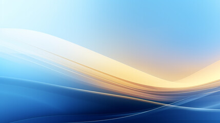 Abstract soft blue wave background. 3d blue background with blue lines curved wavy sparkle with copy space for text. Three-dimensional wave and blue background.
