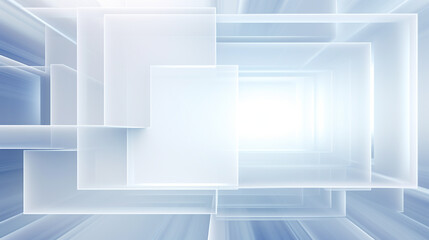 Abstract Soft blue Fractal Horizon empty background.