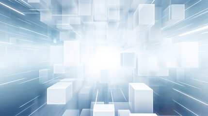 Fototapeta premium white or soft blue Futuristic abstract empty Background.
