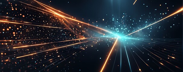 Obraz premium Digital background for advanced technological operations, neural networks, AI, data transmission, encryption, digital archives, audio and visual representations, scientific research and etc