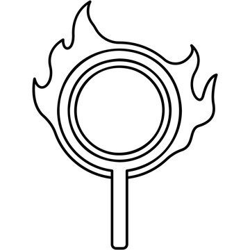 recommend clip art: Fire Hoop Icon