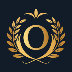 Luxurious letter logo design vector Icon illustration