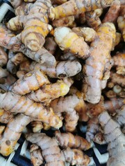 curcuma root background