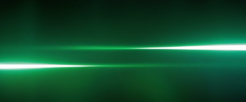 Green abstract background with dark theme and catchy light beams modernity concept illustration