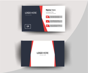 Red Corporate Business Card design