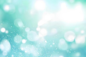 Obraz premium Abstract Turquoise Blurred Background with Soft Light
