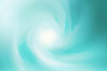 Turquoise Blurred Background with White Center
