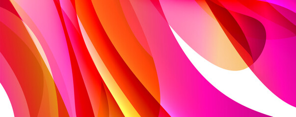 Colorful curve design concept. Vector Illustration For Wallpaper, Banner, Background, Card, Book Illustration, landing page