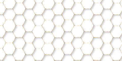 Abstract background with hexagons Abstract hexagon polygonal pattern background vector. seamless bright white abstract honeycomb background.	