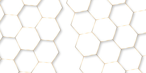 Abstract background with hexagons Abstract hexagon polygonal pattern background vector. seamless bright white abstract honeycomb background.	