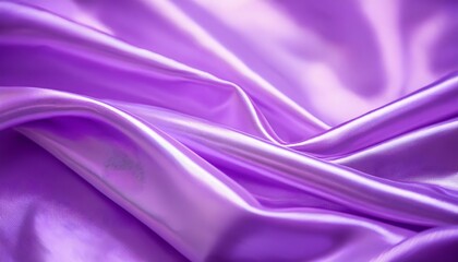 Obraz premium Holographic purple iridescent surface wrinkled foil pastel. Real Hologram Background