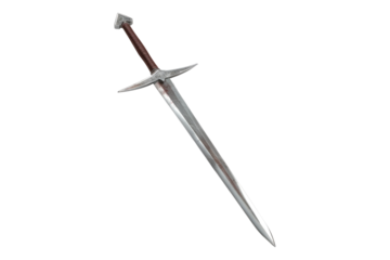 Broadsword Isolated on white background