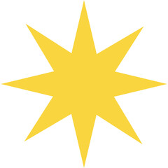 Obraz premium Sparkling Star Illustration