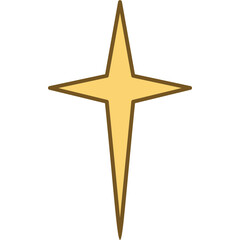 Obraz premium Sparkling Star Sticker