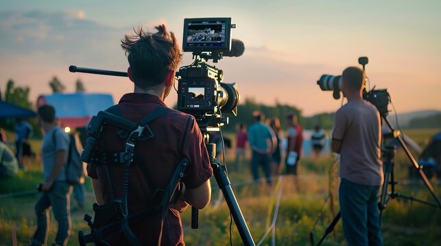 Reporter on Location