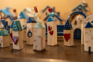Greece gift toys small houses 