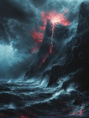 volcano in the ocean