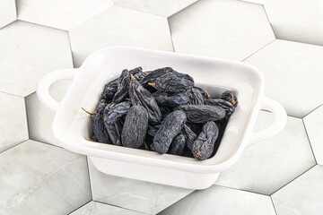 Blue raisin - dry grape berries