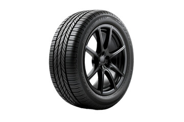 The Wandering Tire on Transparent PNG Background.