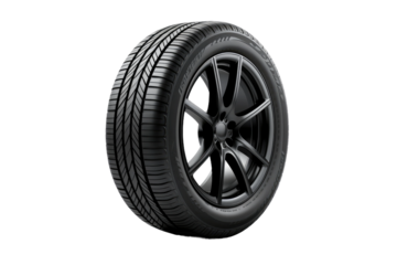 The Wandering Tire on Transparent PNG Background.