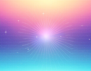 pastel light vector line gradient fairytale background