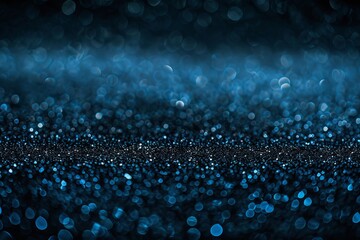 Abstract blur navy blue glitter background