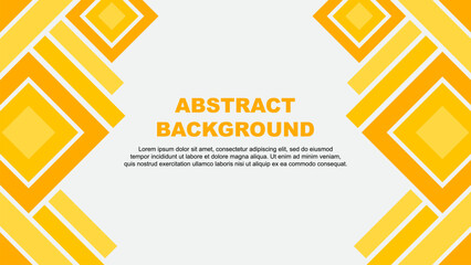 Abstract Background Design Template. Abstract Banner Wallpaper Vector Illustration. Abstract Amber Yellow