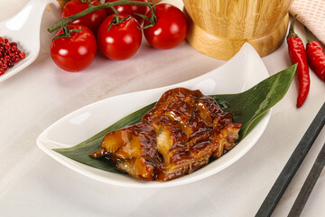Grilled eel with unagi sauce