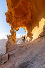 Exploring Arco De Las Penitas at Sunset