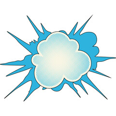 Comic Cloud Explosion