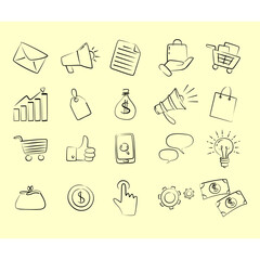 Hand Drawn Marketing Icon