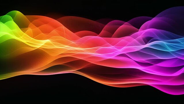 A spectrum of colors blending together to represent the spectrum of theories and concepts in quantum mechanics and theoretical physics.