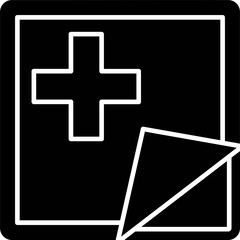 Obraz premium Thin Film Drug Icon