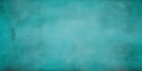 Obraz premium Teal Grunge Backdrop background, banner,soft blue background, teal watercolor paint texture