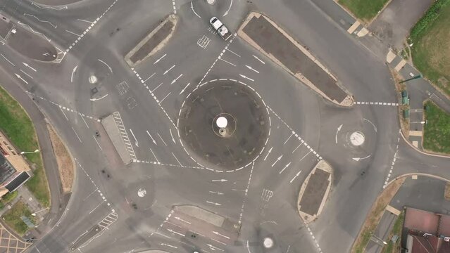 Swindon's Famous Magic Roundabout (4K Drone)
