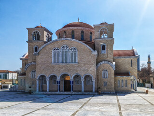 Obraz premium Apostle Barnabas Cathedral in Nicosia, Cyprus