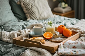 Create a personalized morning routine breakfast with tea and fruits