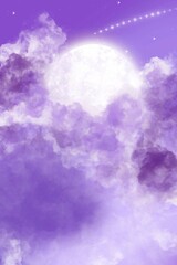 blue sky with clouds