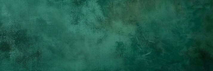 A dark green background with a subtle grain texture, dark green wall background, painting background texture with dark green, banner