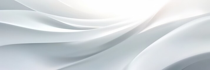 Fototapeta premium abstract White wave business background, banner