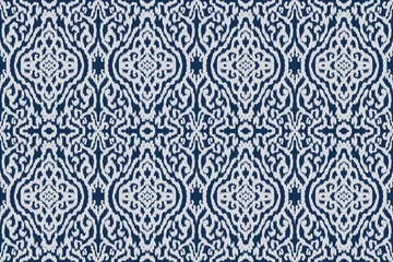 Fototapeta premium Seamless ethnic design, ikat art. beautiful hand drawn Design for textile and printingEthnic pattern.beautiful pattern. folk embroidery,bohemian style,aztec geometric art