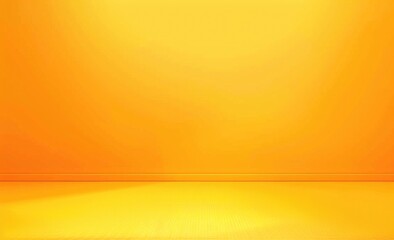 Bright yellow background vector illustration with empty space for product display
