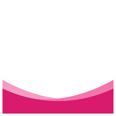 Pink Wave Footer