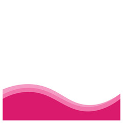 Pink Wave Footer