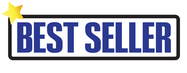 Best seller button web banner templates. Promotional sale badge and retail paper stickers.	