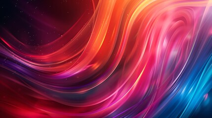 Energetic Swirling Colors - Vivid Abstract Background with Dynamic Shapes for Modern Design Concepts