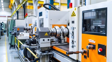 machine in industrial background