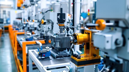 machine in industrial background